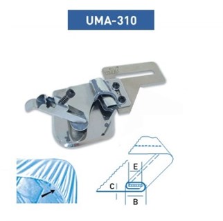 Uma-310 Lastikli Kenar Kıvırma Aparatı (Nevresim Kenar Lastik Takma)